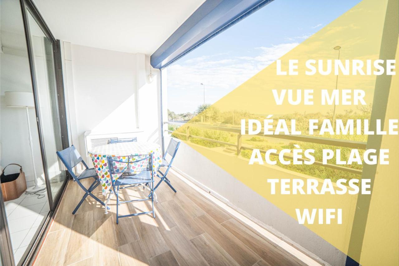 Le Sunrise Vue Mer Acces Plage- Spacieux-2 Terrasses-Wifi - Confort -Top Pros Servicesconciergerielagrandemotte Ла Гранде-Моте Екстериор снимка