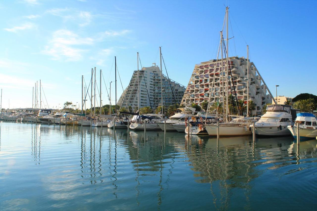 Le Sunrise Vue Mer Acces Plage- Spacieux-2 Terrasses-Wifi - Confort -Top Pros Servicesconciergerielagrandemotte Ла Гранде-Моте Екстериор снимка